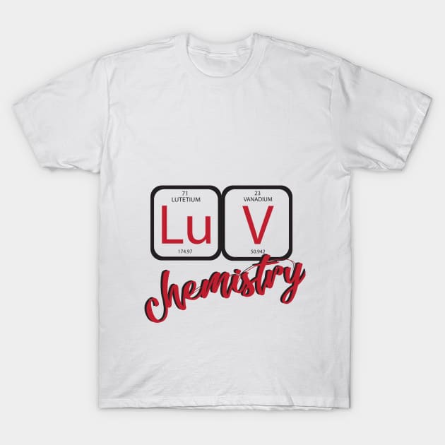 love chemistry T-Shirt by elmirana